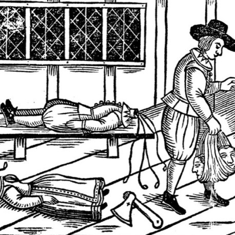 Murder woodcut Enoch ap Evan