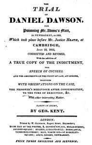 Daniel Dawson trial pamphlet -tidied